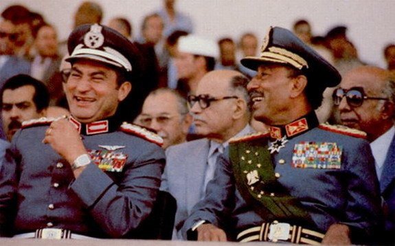 أنور السادات و حسني مبارك